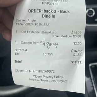 Made me Paid for a side of gravy! Wow!!