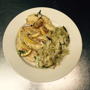 a plate of food
