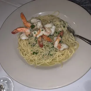 Shrimp Scampi. Delicious