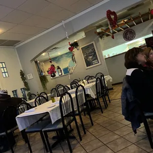 a view of the dining room