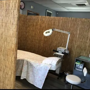Facial waxing area