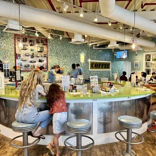 Bar area