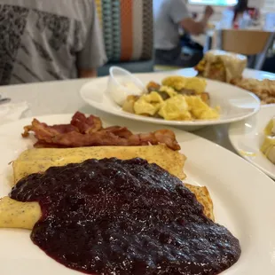 Lemon Poppyseed Crepes