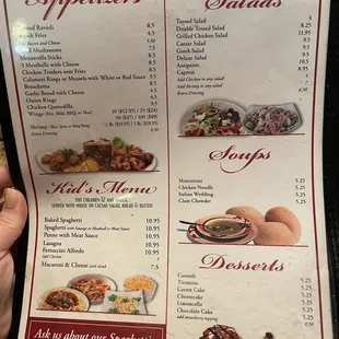Menu- September 2023