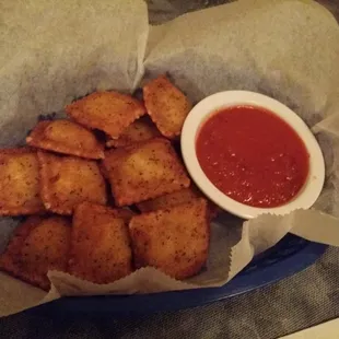 Fried 4 cheese ravioli