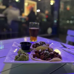 a plate of food on a table