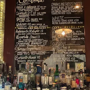 Upstairs Menu