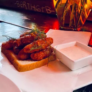 Fried potato things.