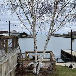 Outside during December