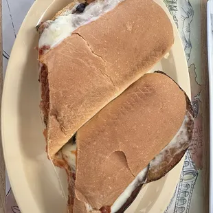 Eggplant Parmigiana Sub