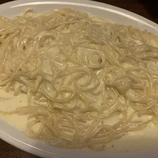 Spaghetti with Alfredo Sauce