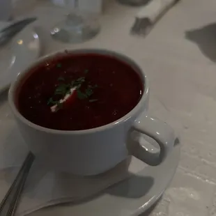 a bowl of soup