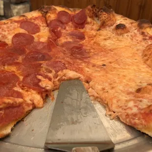 Medium Half Cheese Half Pepperoni