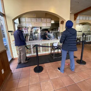 customers waiting for their order