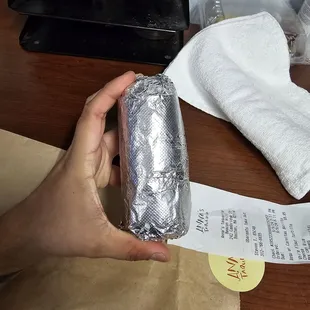 Regular Carnitas burrito