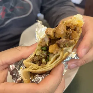 Regular Al Pastor Quesadilla super salty and no pineapple in sight.