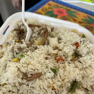 "Pineapple fried rice"