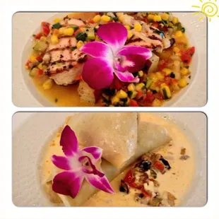 Chili Braised Chicken and Anne Marie's Crepes