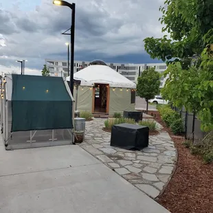 Greenhouses &amp; Yurt