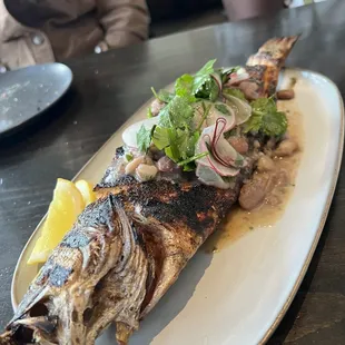 Whole Roasted European Sea Bass