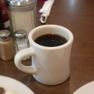 Coffee with refills included