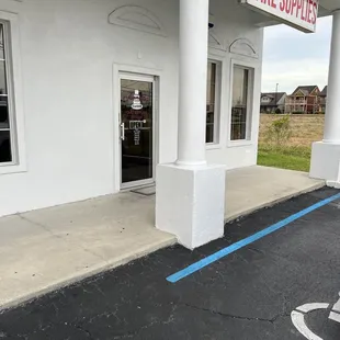 entrance to store