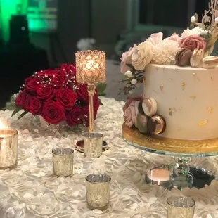 a wedding cake