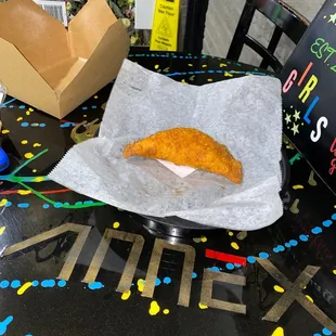 Orgullo and soul is in Annex serving it up. I'm here for the crab dip empanadas