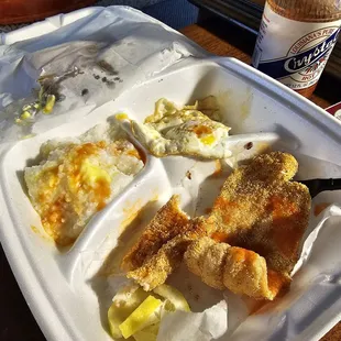 Fish and grits!