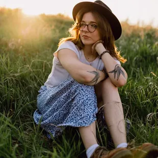 Senior portrait, Jerry Smith Park, Kansas City