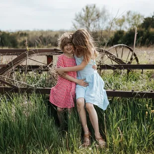 Sibling portrait, Olathe Prairie Center