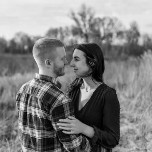Engagement portrait, Kettle Moraine State Park, WI