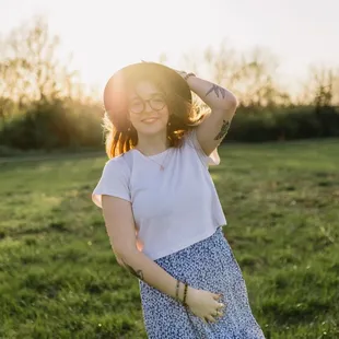 Senior portrait, Jerry Smith Park, Kansas City