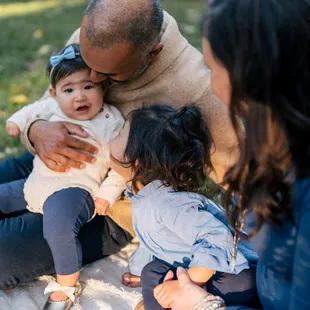 Family portrait, backyard, Leawood, KS