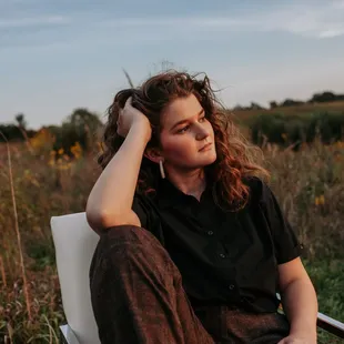 Senior portrait, Olathe Prairie Center