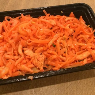 shredded carrots