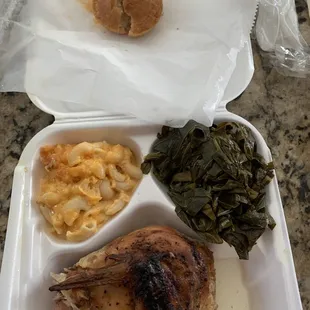 Baked (white) chicken plate