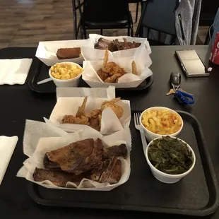 Wings and Ribs combo with 2 sides