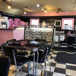 sushi and sashimi, interior