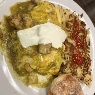 Chili Verde Enchiladas