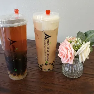 Cooling Tea &amp; Milk Tea w Salted Cheese