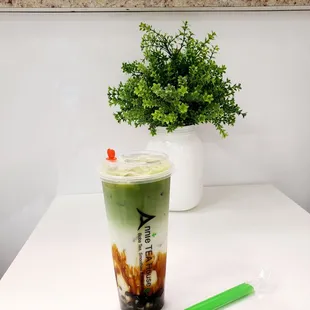 Brown sugar matcha boba - Another winner and apparently one of their top sellers.