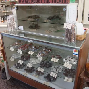 Grab some hand-made chocolate and munchies on your way out the door!