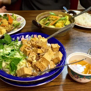 Lots of great vegetarian options! Thai tea was delicious.