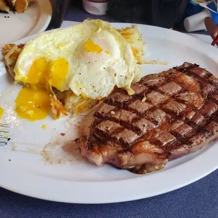 Steak and egg