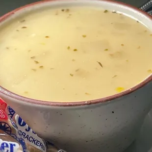 Chicken lemon rice soup, avgolemono