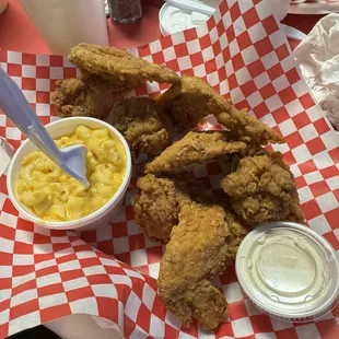 4 Whole wing dinner with a side of the Annie's premium side of mac &amp; cheese.