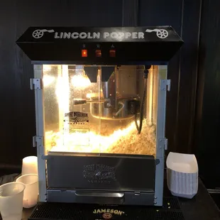 Free popcorn