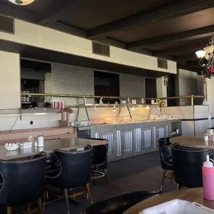Breakfast bar area.