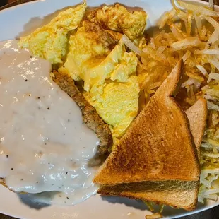a plate of food